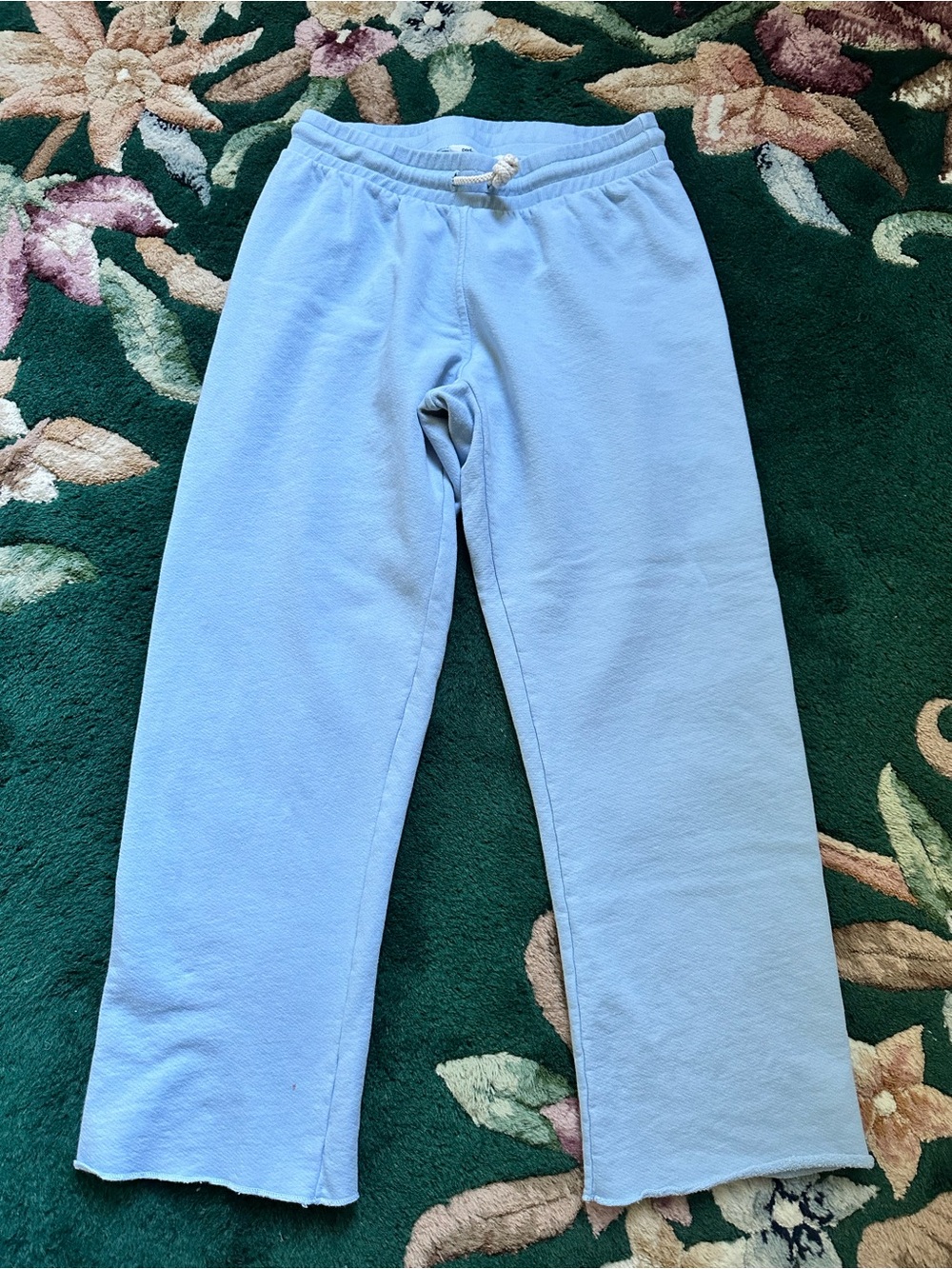 perfectwhitetee Light Blue Cozy Drawstring Sweatpants size small